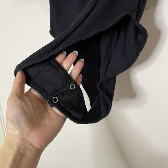 Free People Intimate two timer bodysuit navy blue shimmer mesh overlay XS - Picture 5 of 8